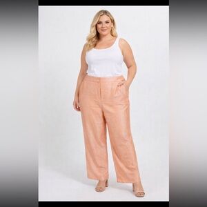 Boden Light Coral Wide-Leg Pants NWT SIZE 16/18